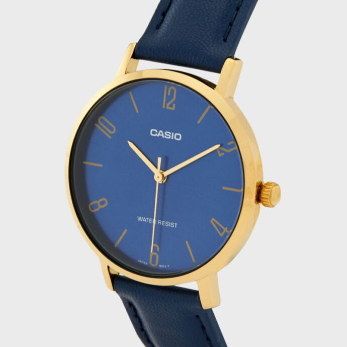 ⁦CASIO LTP-VT01GL-2BUDF Montre Pour Femmes - Bleu⁩ - الصورة ⁦3⁩