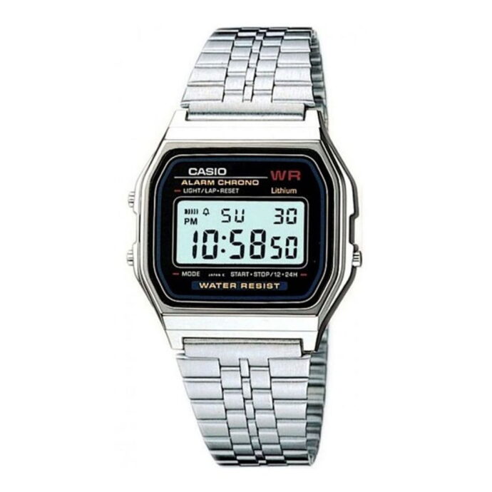 ⁦CASIO VINTAGE A159WA-N1DF Montre Unisexe - Argent⁩ - الصورة ⁦6⁩