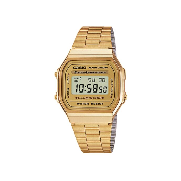 CASIO Vintage A168WG-9WDF Montre Unisex - Doré