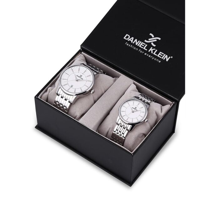 Daniel Klein PAIR SET Argent Pour Homme / Femme DK12240-1