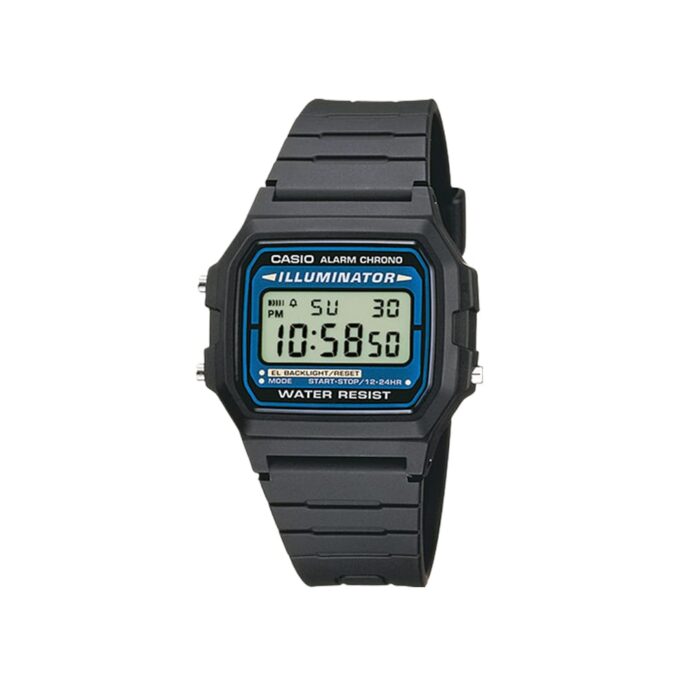 CASIO F-105W-1ADF Montre Unisexe - Noir / Bleu