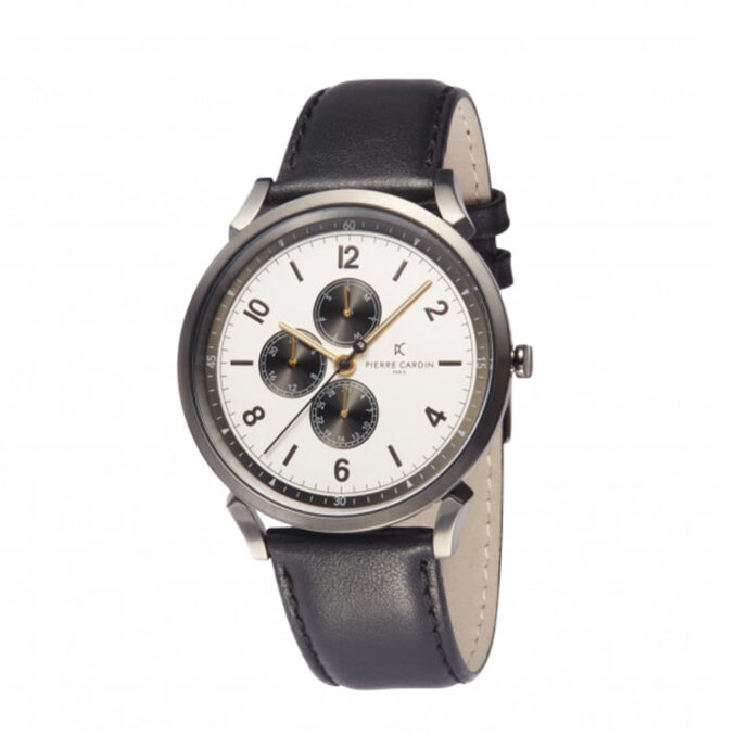 Pierre Cardin Pigalle Neuf CPI.2040 Montre Pour Hommes - Noir Argenté